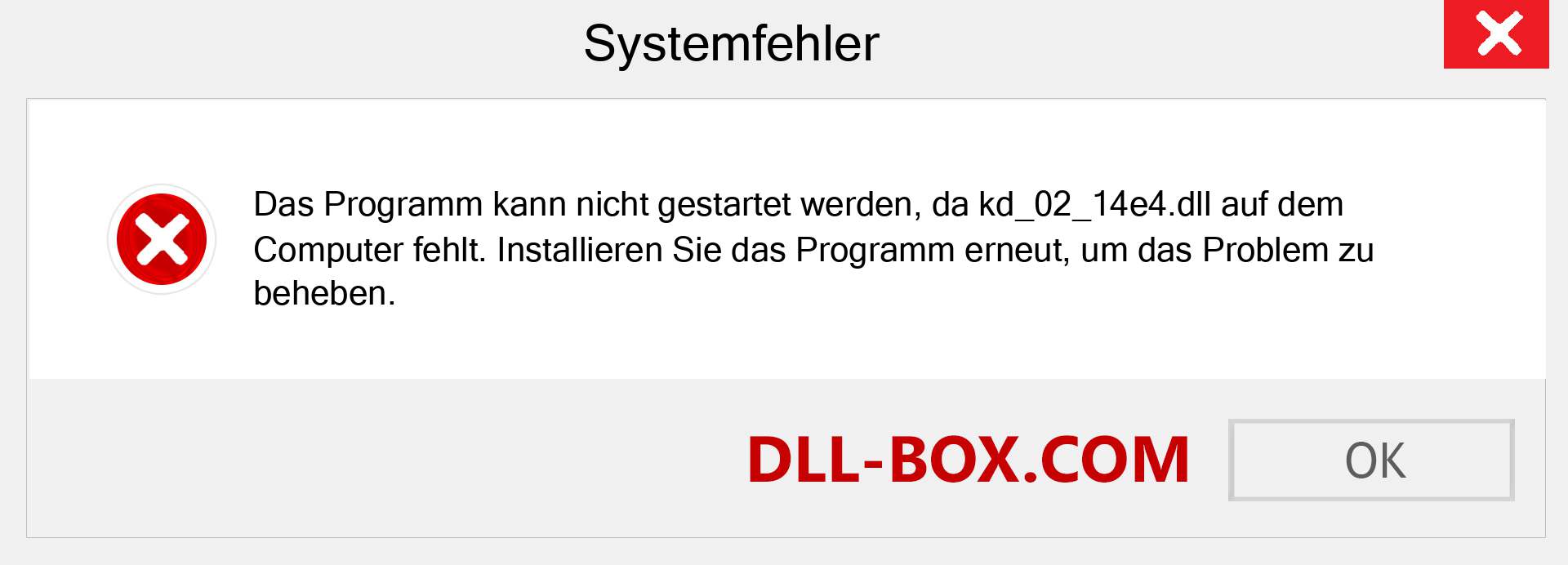 kd_02_14e4.dll-Datei fehlt?. Download für Windows 7, 8, 10 - Fix kd_02_14e4 dll Missing Error unter Windows, Fotos, Bildern